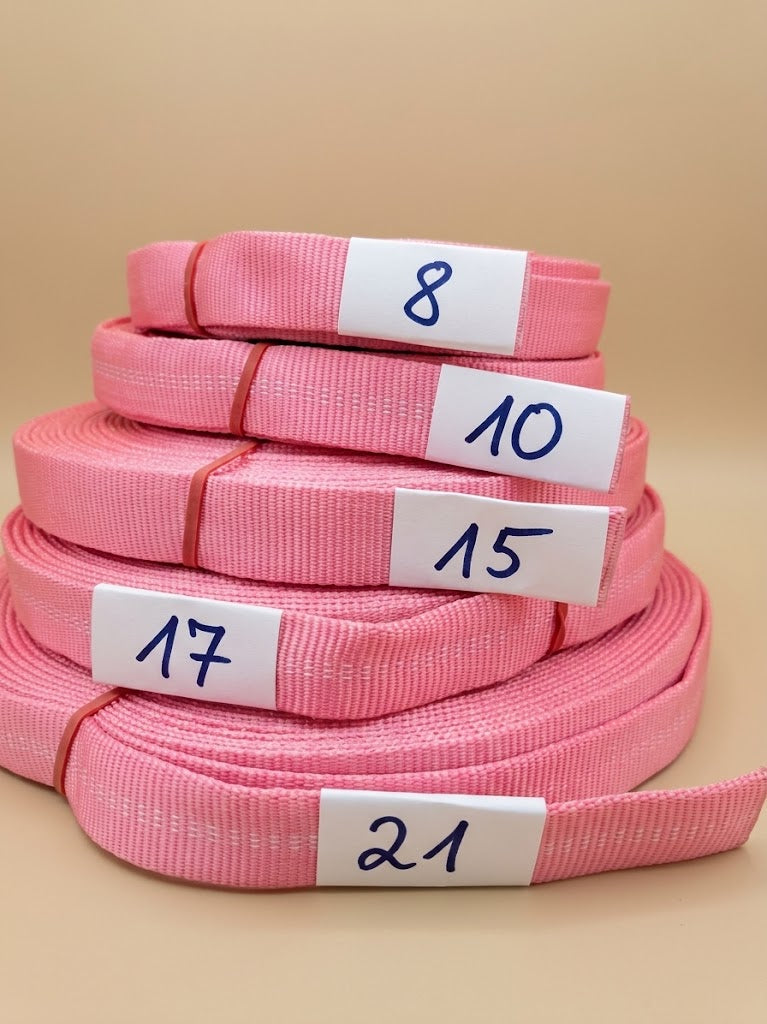 Sigma N Jormungand Schlauchband pink/weiß – Restposten-Abschnitte