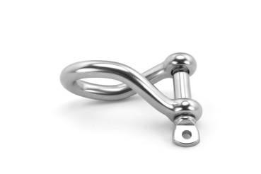 Twisted Stainless Steel Shackle, 12mm